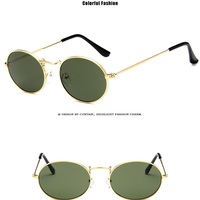 Luxury Oval Sunglasses - Thumbnail 2