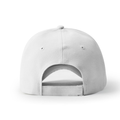 Vaporwave anti positive vibes cap in white