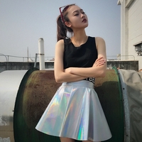 Hologram High Waist Skirt - Thumbnail 3
