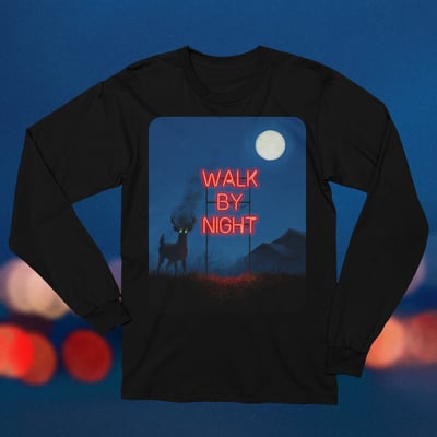 Walk by night - long sleeve t-shirt