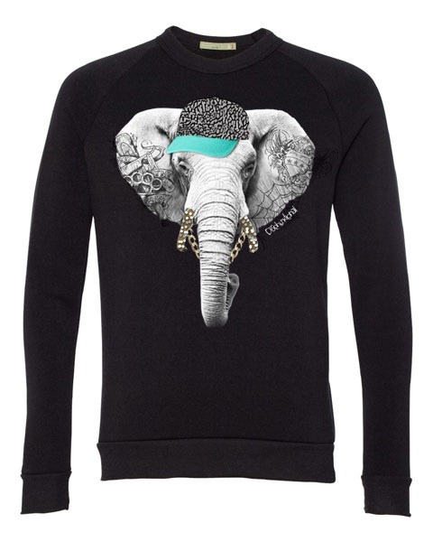  Disphunktional Dope Elephant Crew Neck