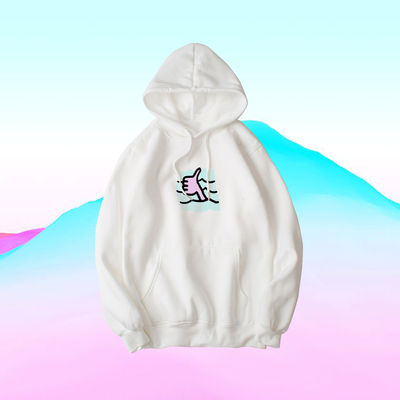 I AM OK HOODIE IN WHITE