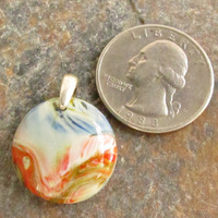 Rainbow Glass Pendant Small - Thumbnail 1