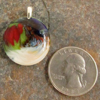 Rainbow Glass Pendant Small - Thumbnail 1