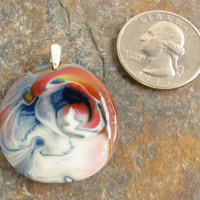 Rainbow Glass Pendant Medium - Thumbnail 1