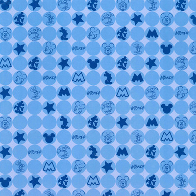 Blue mickey mouse 12x12"