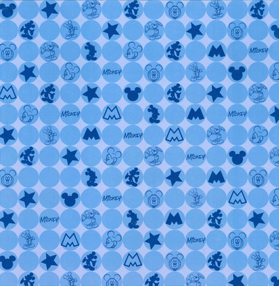 Blue Mickey Mouse 12x12"