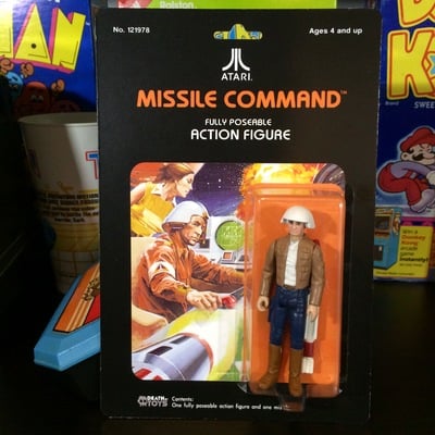 Missile command custom made art toy v2 figure