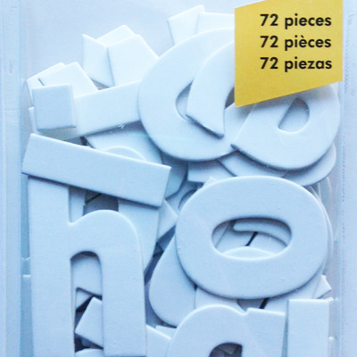 Ek success white chipboard letters 3