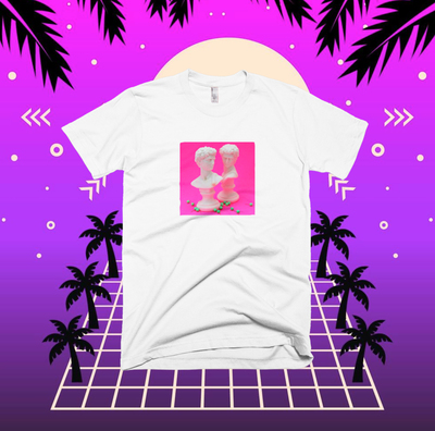 VAPORWAVE TWINS PLASTER T SHIRT