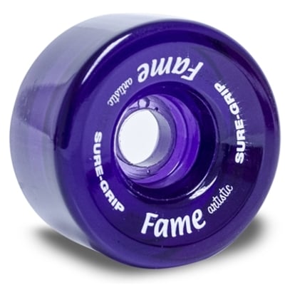Fame (clear) roller skate wheels 