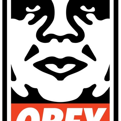 Obey giant - upcycled