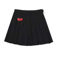 CHERRY PLEATED SKIRT - Thumbnail 1