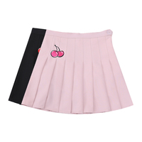 CHERRY PLEATED SKIRT - Thumbnail 3