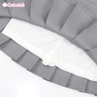 Harajuku fashion new lattice pleated skirt - Thumbnail 4