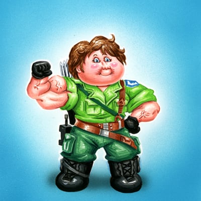 Jacked jaye / tess tosterone final art - g.i. jokes series 2 2018 - Thumbnail 4