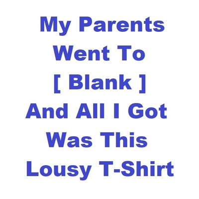 Tourist destinations - upcycled