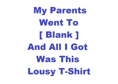 Tourist Destinations - Upcycled