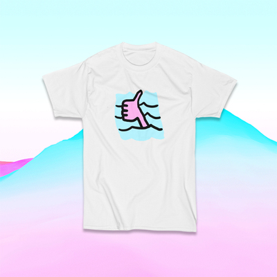 I AM OK T SHIRT IN WHITE 