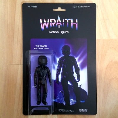 Custom 'the wraith' art toy action figure