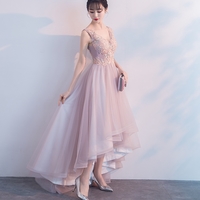 Amazing nude  pink lace short prom dress,homecoming dresses - Thumbnail 2