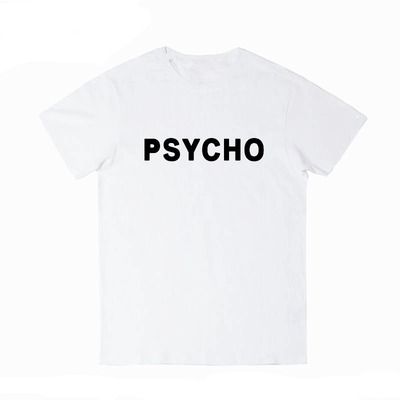 Psycho tee in white