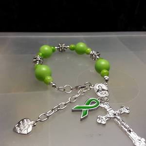 Awareness Rosary Bracelet (Lymphoma)