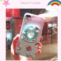 Fashion New Unicorn Spacecraft UFO phone case - Thumbnail 2