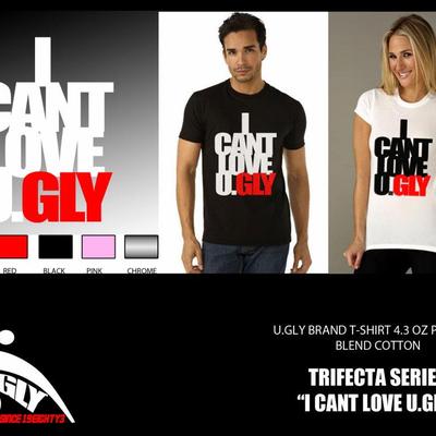 I can't love u.gly - trifecta tee
