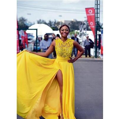 Yellow Chiffon Prom Dress Arabic Cheap Simple High Split Sexy Formal Summer Holidays Wear Evening Party Gown Custom Made Plus Size