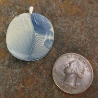 Arctic Fog Glass Pendant Medium - Thumbnail 1