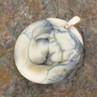 Arctic fog glass pendant medium