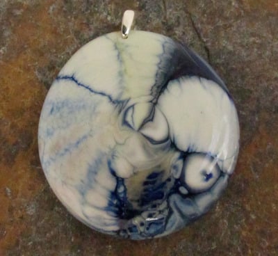 Arctic Fog Glass Pendant X-Large