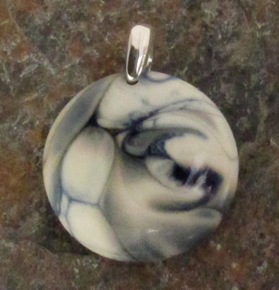 Arctic Fog Glass Pendant Small