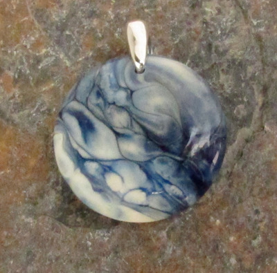 Arctic Fog Glass Pendant Small