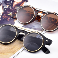 Free Shipping-VINTAGE FLIP UP SUNGLASSES - Thumbnail 1