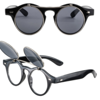 Free Shipping-VINTAGE FLIP UP SUNGLASSES - Thumbnail 3