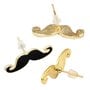 Ladies Mustache Earring Studs - Thumbnail 1