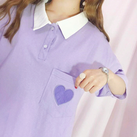 Purple Heart Embroidery POLO Shirt - Thumbnail 3