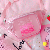 PINK PINK PINK JELLY FANNY PACK - Thumbnail 1