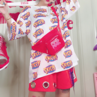 PINK PINK PINK JELLY FANNY PACK - Thumbnail 3