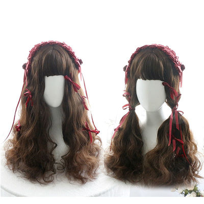 Lulu dark brown curly wig - Thumbnail 5