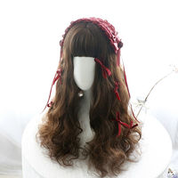 Lulu Dark Brown Curly Wig - Thumbnail 2