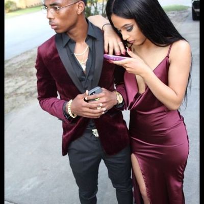 Wine red burgundy mermaid prom dresses spaghetti straps african girl black girl evening formal gowns
