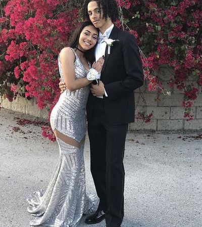 Silver Mermaid Prom Dresses Scoop Sequins Lace African Girl Black Girl Evening Formal Gowns