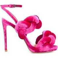 Waves Straps Ankle Wrap Simple Stiletto High Heel Party Sandals Q-0033 - Thumbnail 2