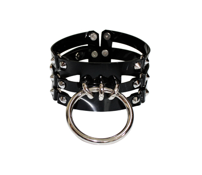 Tall Tahliah Choker ( Black + Silver )