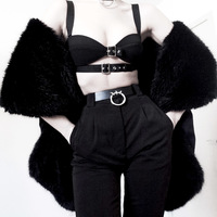 Tall Tahliah Choker ( Black + Silver ) - Thumbnail 1