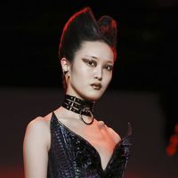 Tall Tahliah Choker ( Black + Gold ) - Thumbnail 3