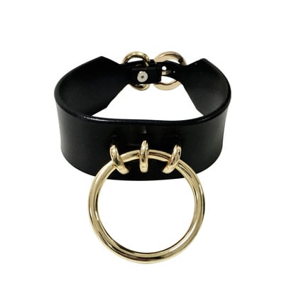 Tahliah Choker ( Black + Gold )